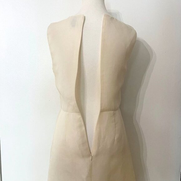VERA WANG COLLECTION 100% SILK ORGANZA A-LINE DRESS - 2 - Picture 6 of 10